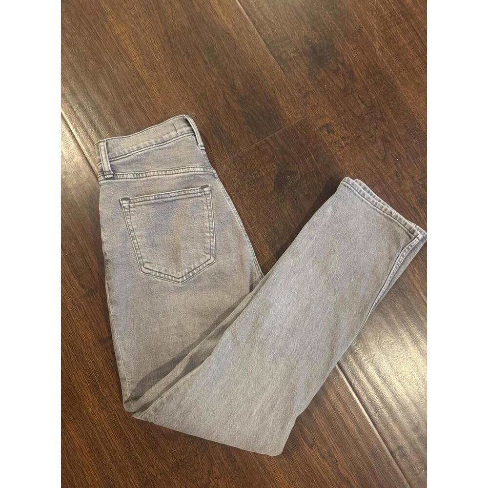 Abercrombie & Fitch Jeans 26/ 2L Gray Denim Ankle Straight Ultra High Rise